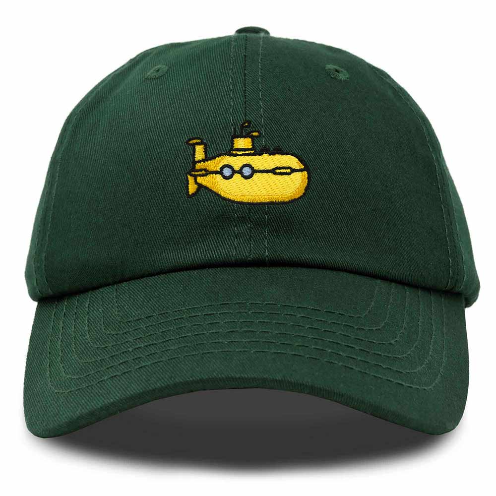 Dalix Submarine Cotton Dad Hat Adjustable Soft Baseball Cap Mens in Dark Green