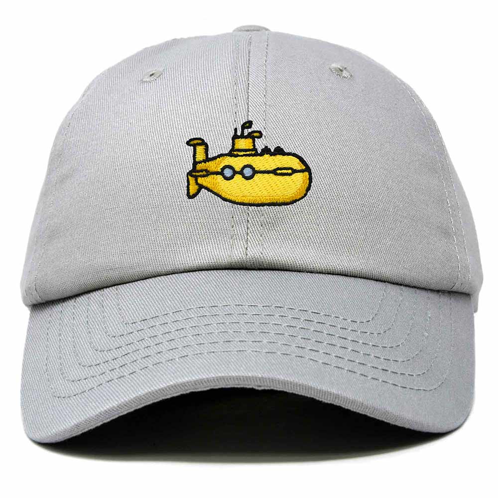 Dalix Submarine Cotton Dad Hat Adjustable Soft Baseball Cap Mens in Gray
