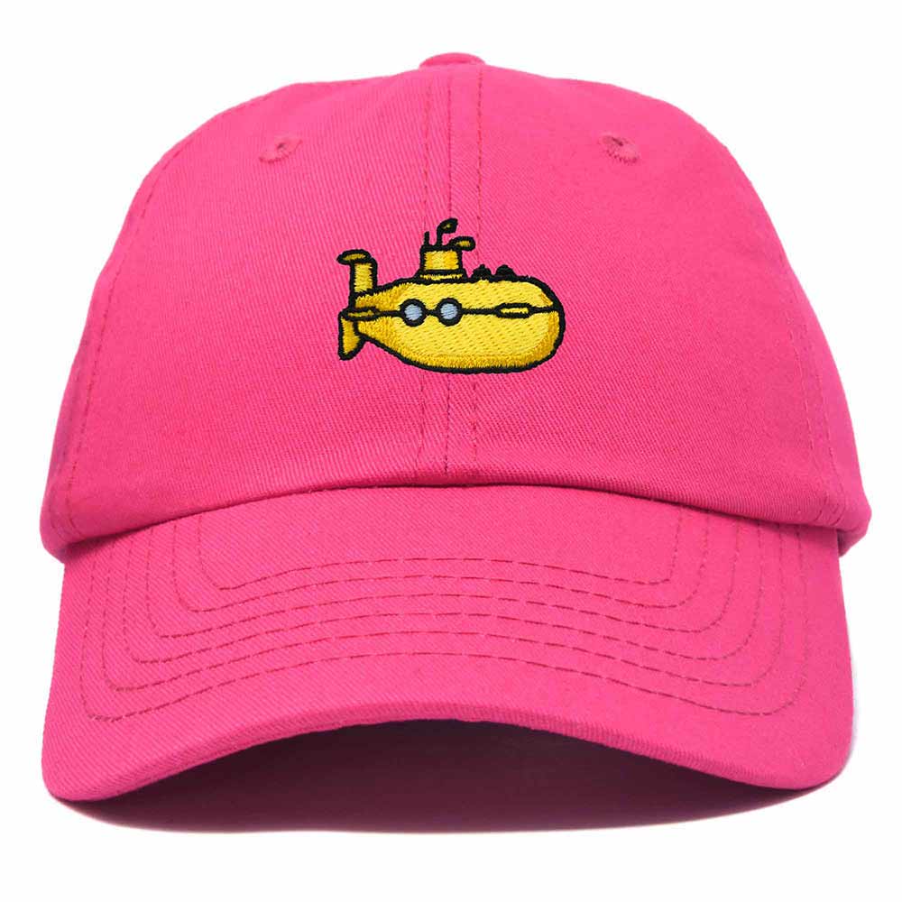Dalix Submarine Cotton Dad Hat Adjustable Soft Baseball Cap Mens in Hot Pink