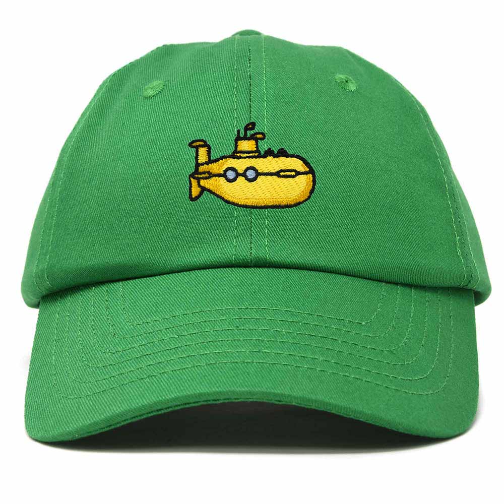 Dalix Submarine Cotton Dad Hat Adjustable Soft Baseball Cap Mens in Kelly Green