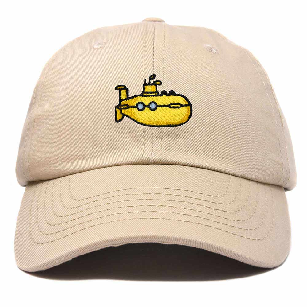 Dalix Submarine Cotton Dad Hat Adjustable Soft Baseball Cap Mens in Khaki