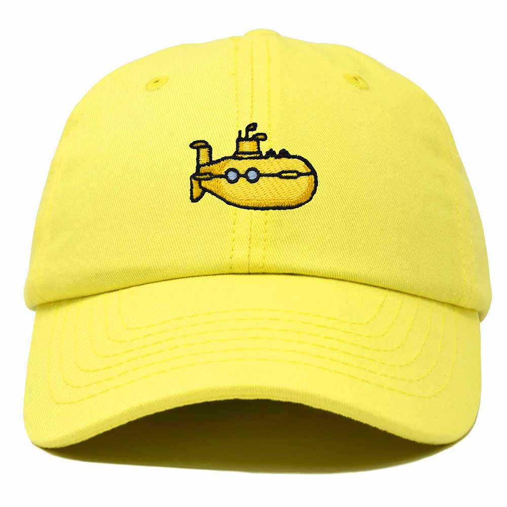 Dalix Submarine Cotton Dad Hat Adjustable Soft Baseball Cap Mens in Yellow