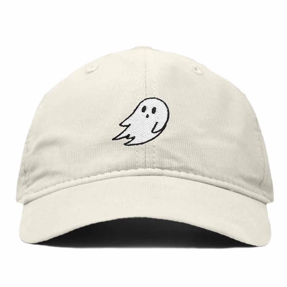 Dalix Ghost Corduroy Cotton Baseball Cap Adjustable Hat Mens in Beige