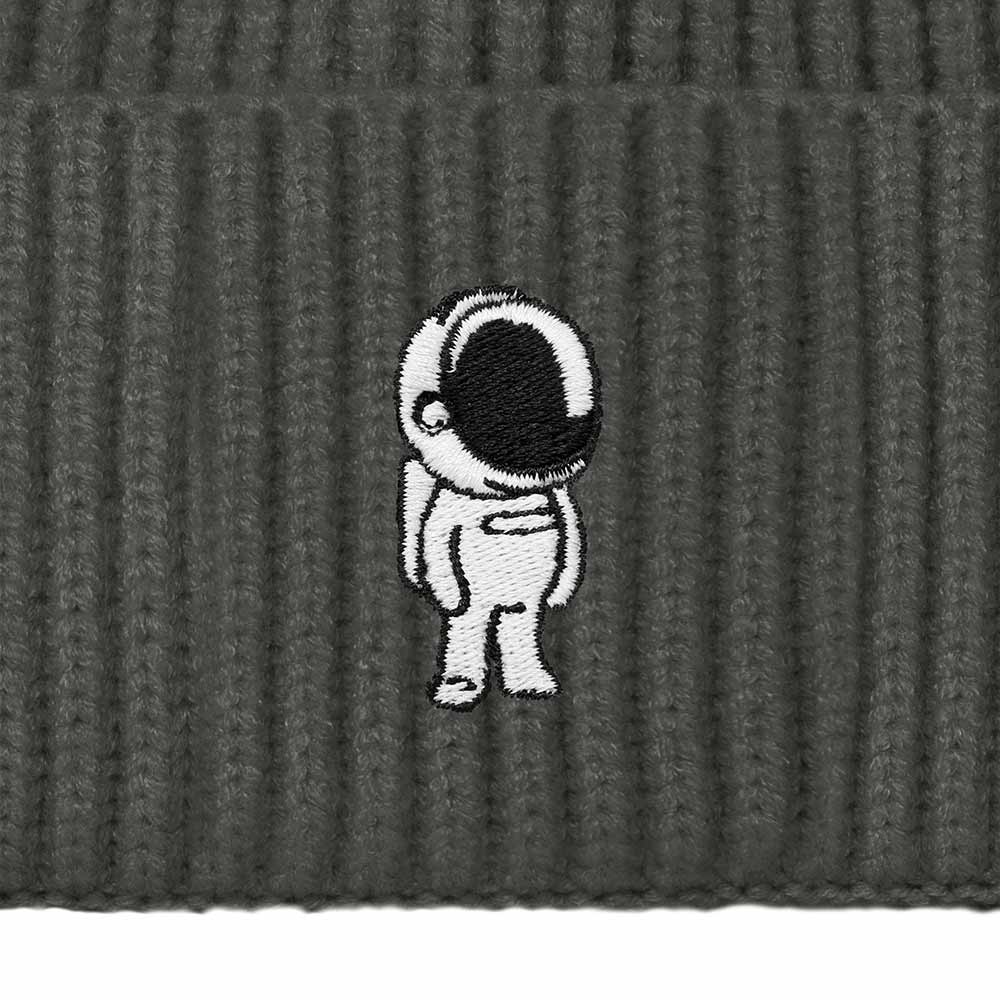 Dalix Astronaut Fisherman Beanie Hat Winter Knit Cuffed Watch Cap Mens in Asphalt Gray