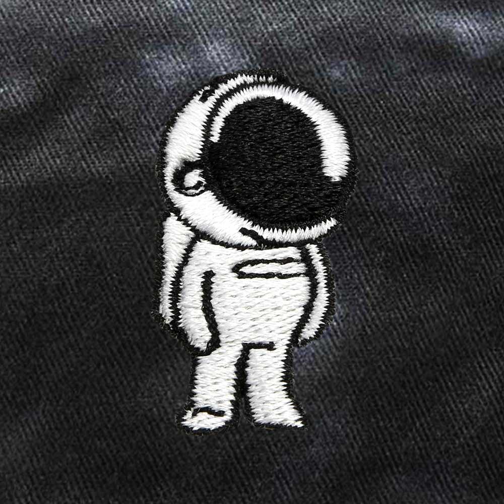 Dalix Astronaut Tie Dye Bucket Hat Cotton Embroidery Casual Outdoor Style Mens in Tie Dye Black M Medium
