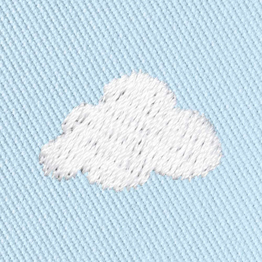 Dalix Lil Cloud Embroidered Cotton Cap Outdoor Bucket Hat Womens in Forever Blue L Large