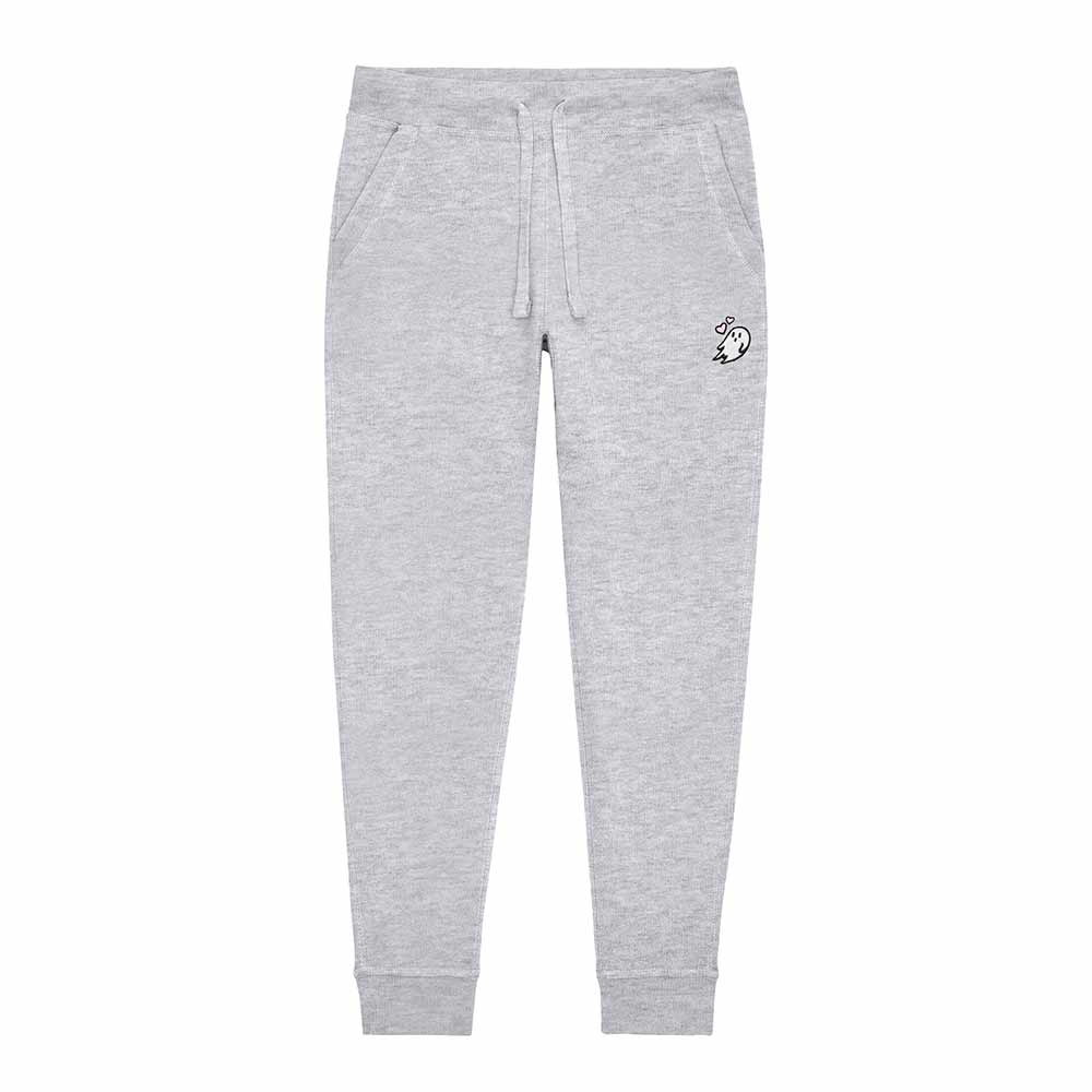 Dalix Womens Heartly Ghost Midweight Fleece Jogger Pant