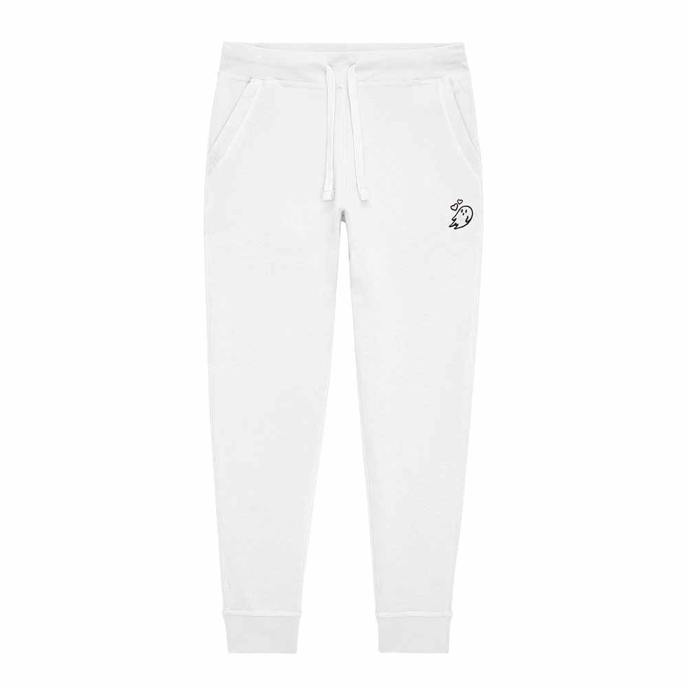 Dalix Womens Heartly Ghost Midweight Fleece Jogger Pant