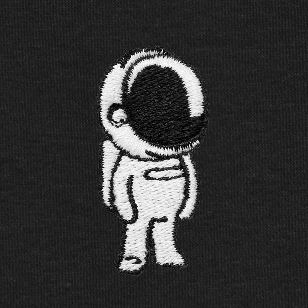 Dalix Astronaut Embroidered Sweatpant Heavy Weight Fleece Relaxed Fit Lounge Mens in Black S Small