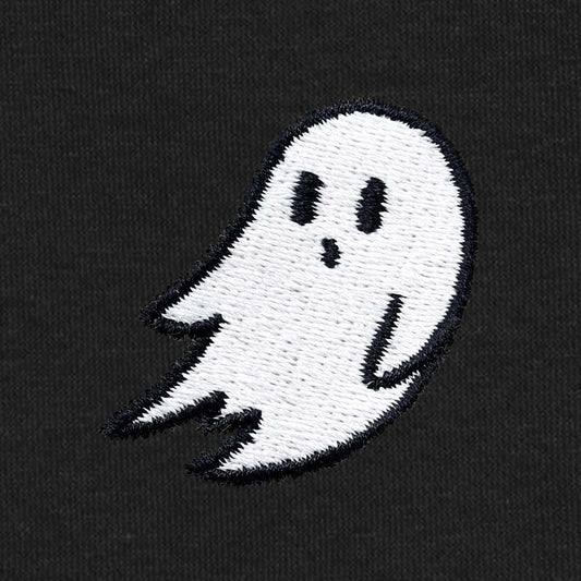 Dalix Ghost Embroidered Sweatpant Heavy Weight Fleece Relaxed Fit Lounge Mens in Black S Small