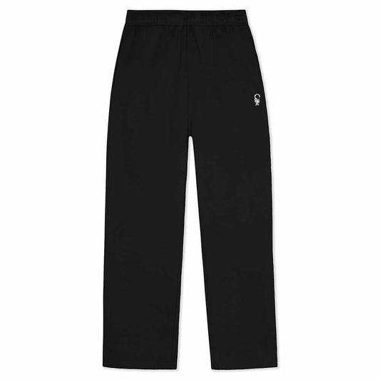 Dalix Astronaut Relaxed Midweight Fleece Straight Leg Track Pants Mens in Black S Small