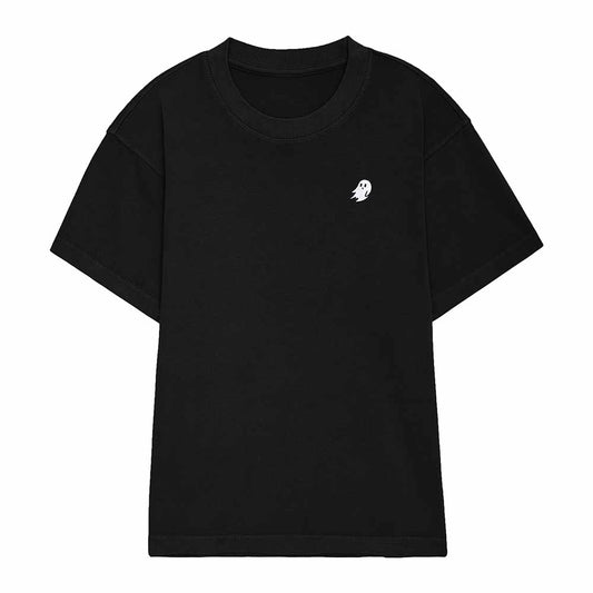 Dalix Ghost Heavyweight Pigment Dye Tee Short Sleeve Cotton Shirt Mens in Black 2XL XX-Large