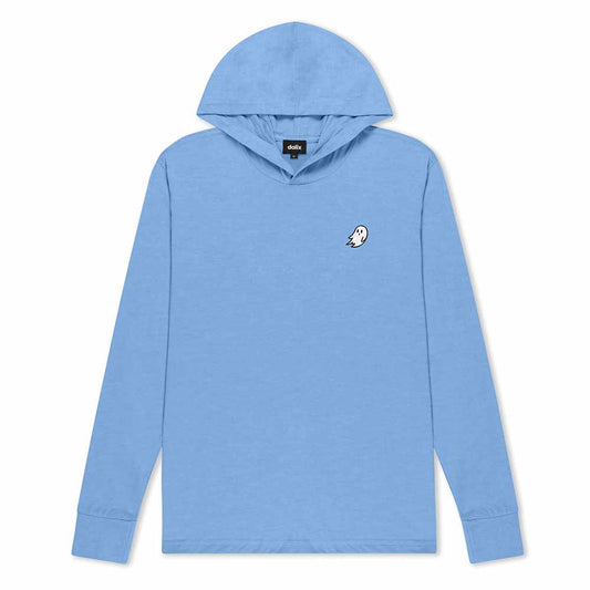 Dalix Mens Ghost Hooded Long Sleeve Jersey Tee