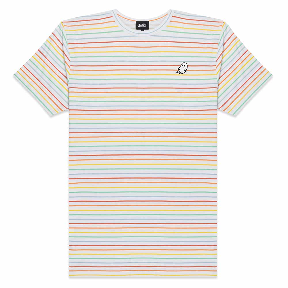 Dalix Mens Ghost Striped Jersey Tee