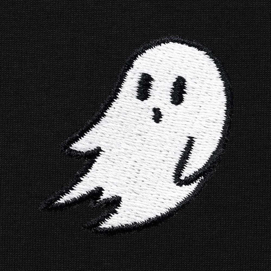 Dalix Ghost Midweight 3 Button Casual Polo Short Sleeve Cotton Collared Shirt in Black S Small