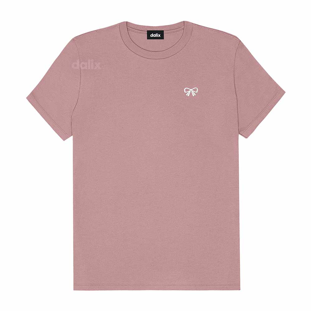 Dalix Womens Bow Jersey Tee