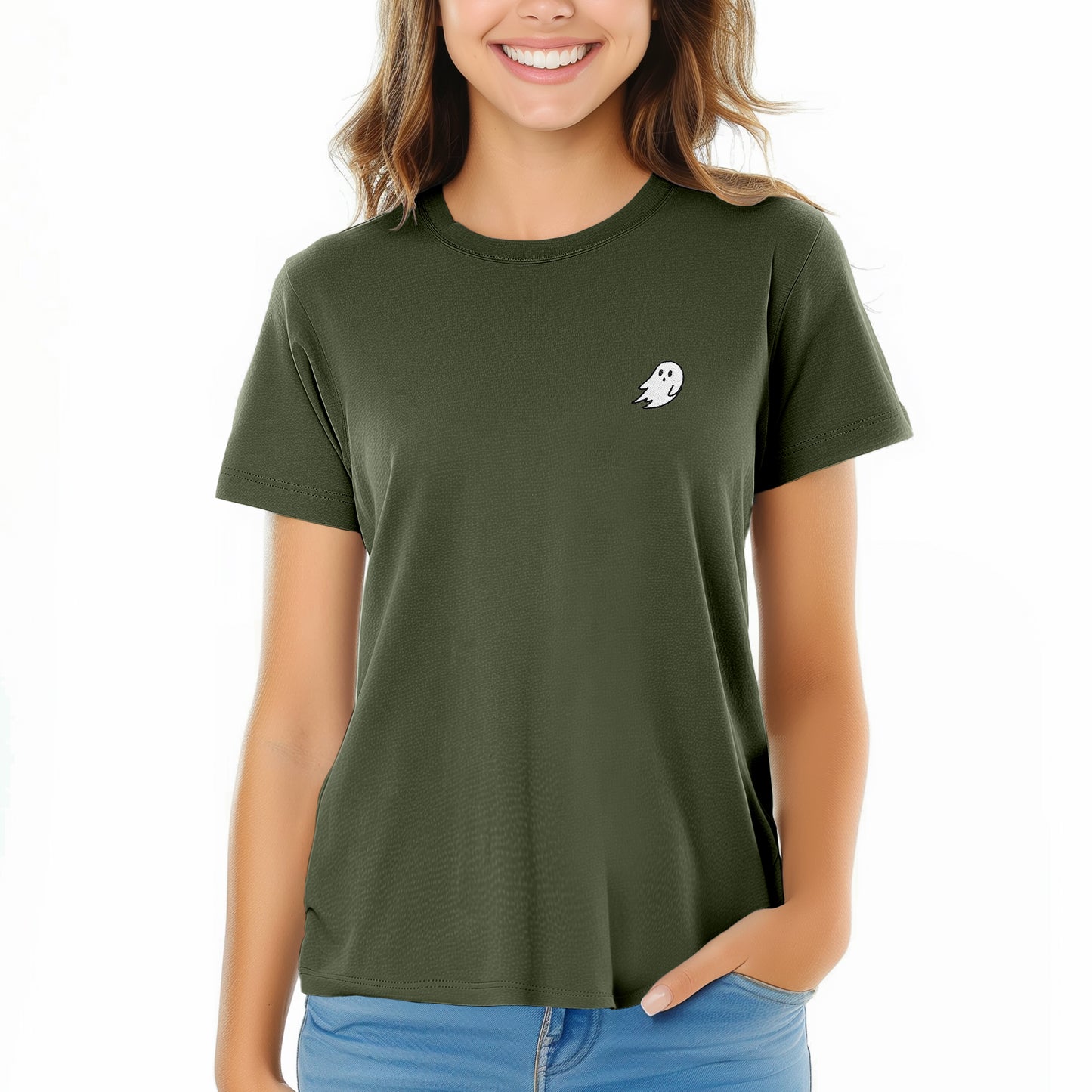Dalix Ghost Womens Relaxed Tee