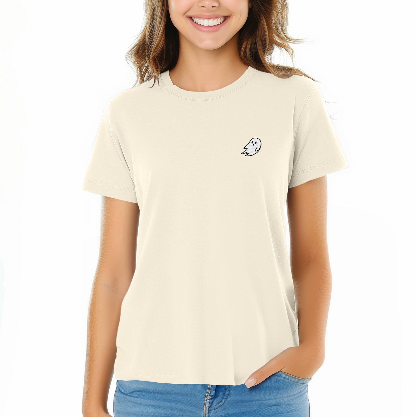 Dalix Ghost Womens Relaxed Tee