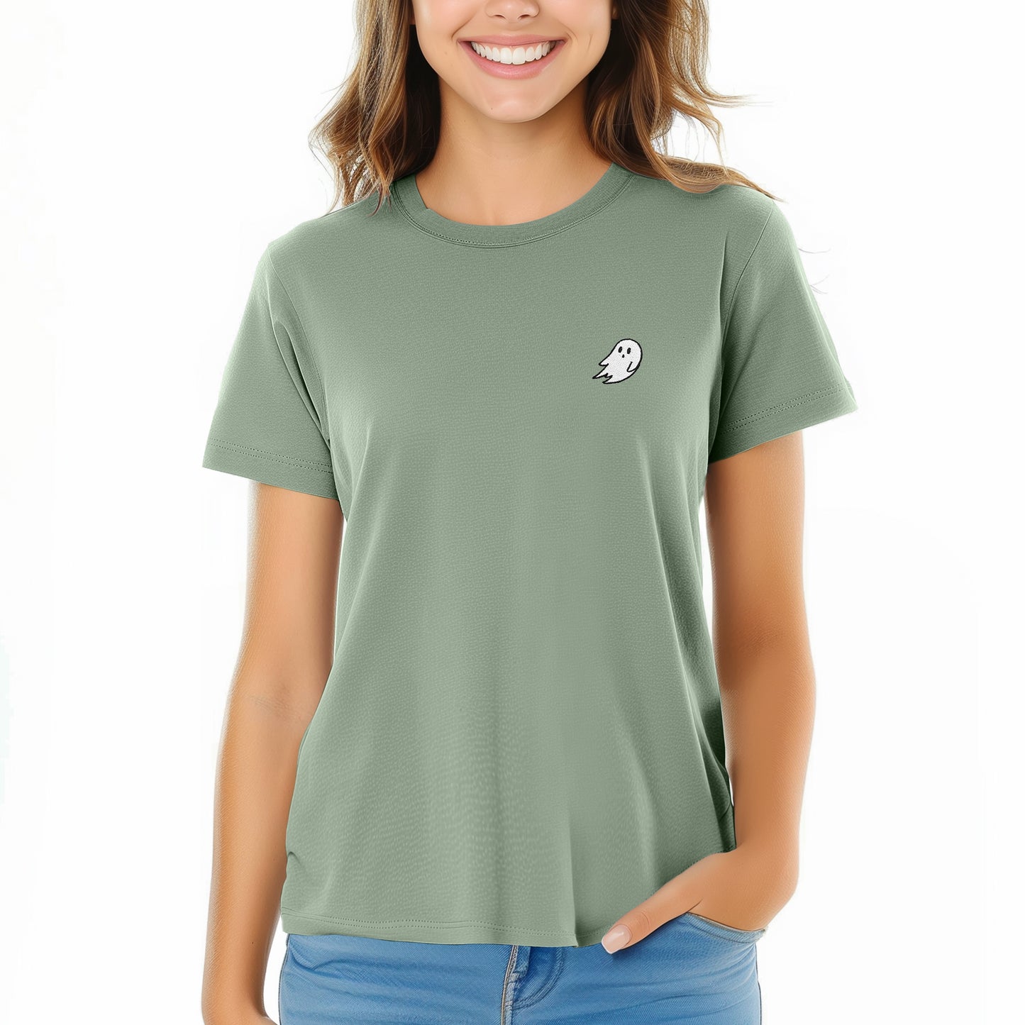 Dalix Ghost Womens Relaxed Tee