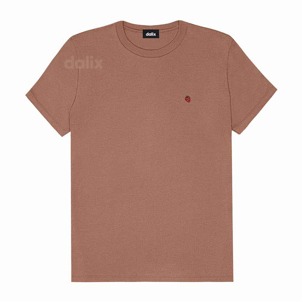 Dalix Womens Lil Strawberry Jersey Tee