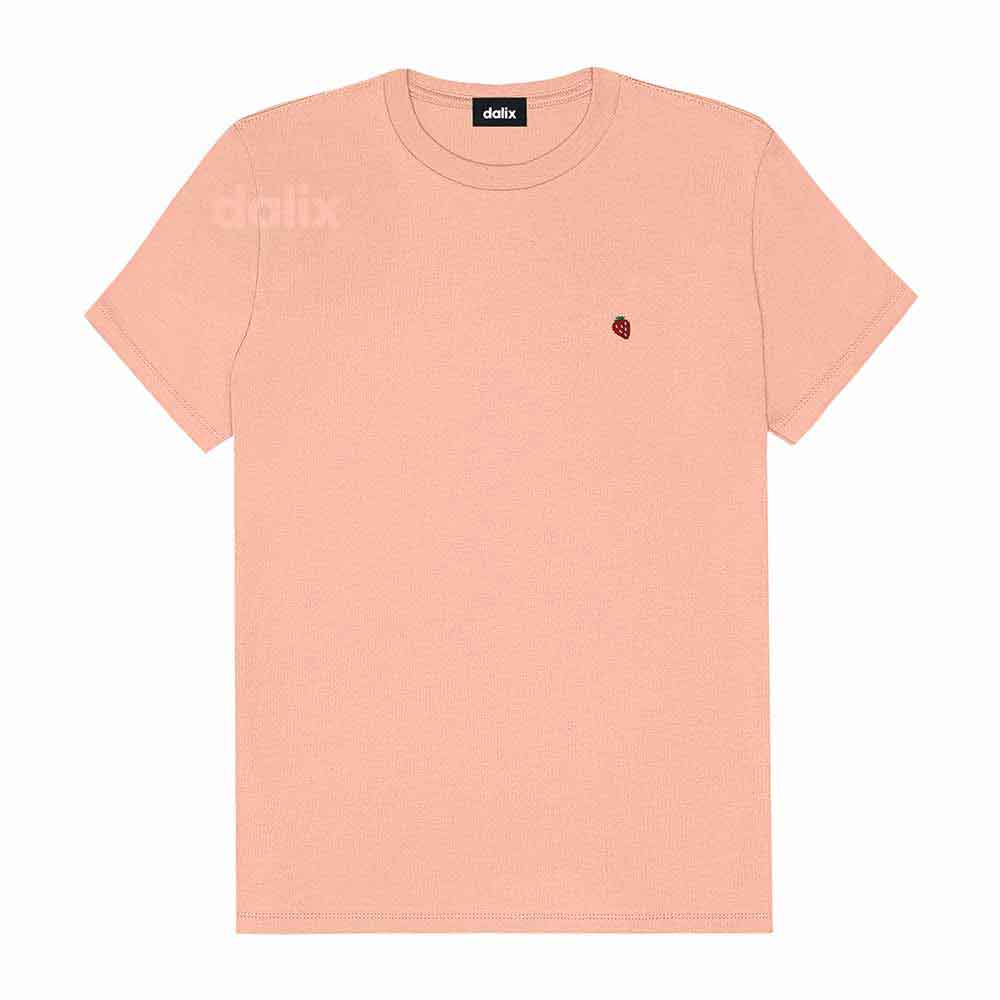 Dalix Womens Lil Strawberry Jersey Tee