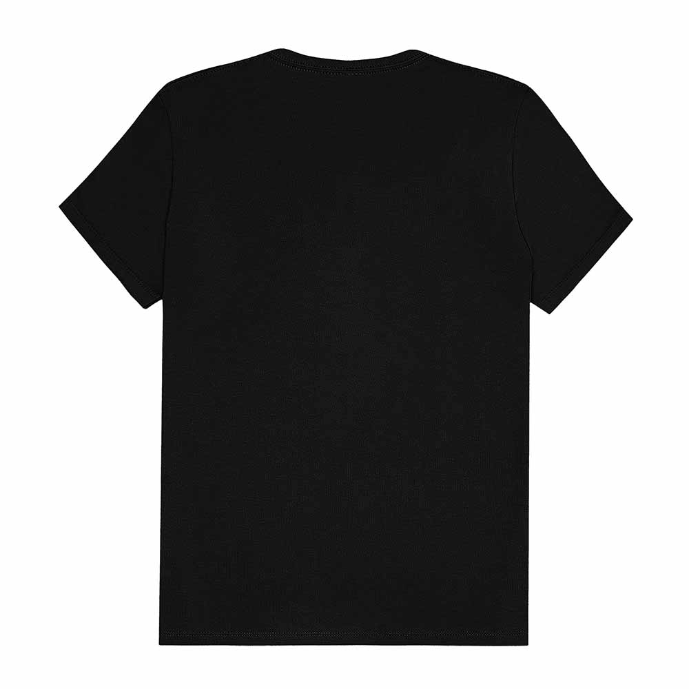 Dalix Salty Embroidery Cotton Tee Short Sleeve Casual Shirt Spring Summer Everyday Womens in Black 2XL XX-Large