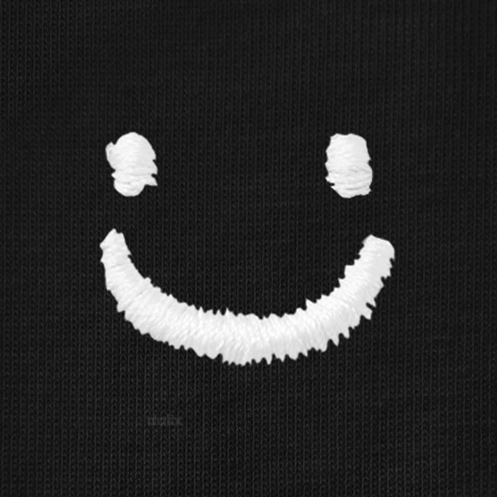 Dalix Lil Smile Embroidered Muscle Tank Cotton Soft Outdoor Summer Womens in Black 2XL XX-Large