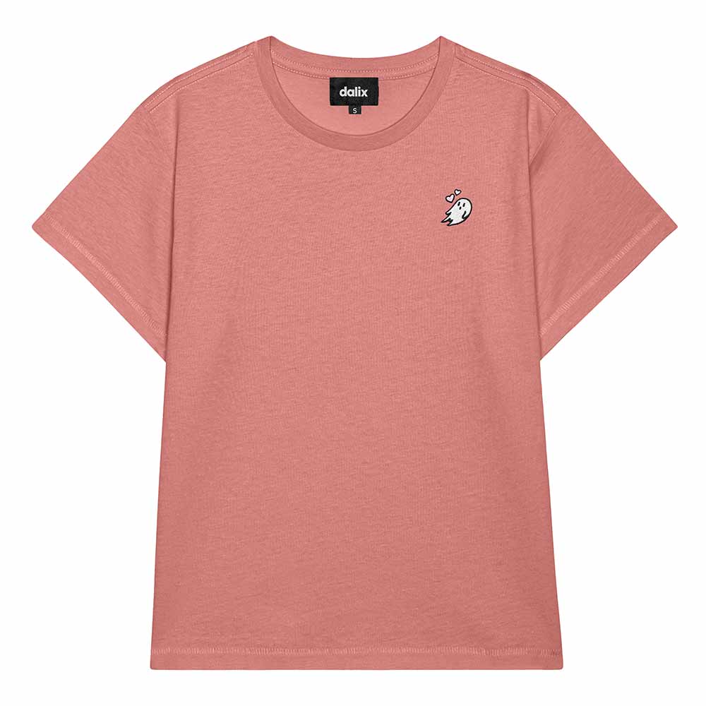Dalix Womens Heartly Ghost Lightweight High Waisted Tee