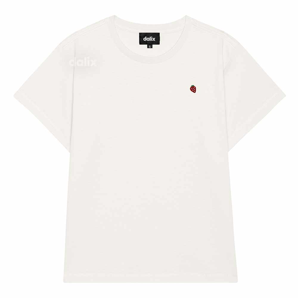 Dalix Womens Lil Strawberry Lightweight High Waisted Tee