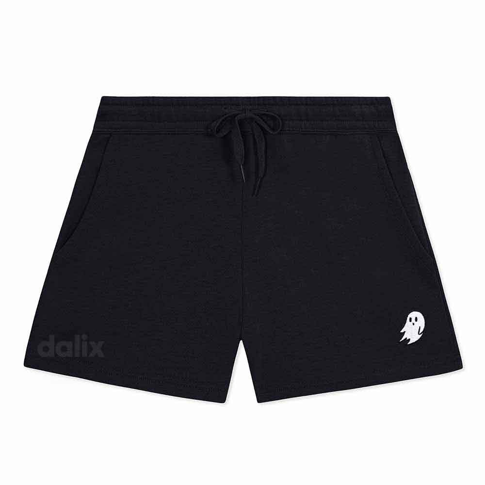 Dalix Womens Ghost Midweight Washed Fleece Shorts