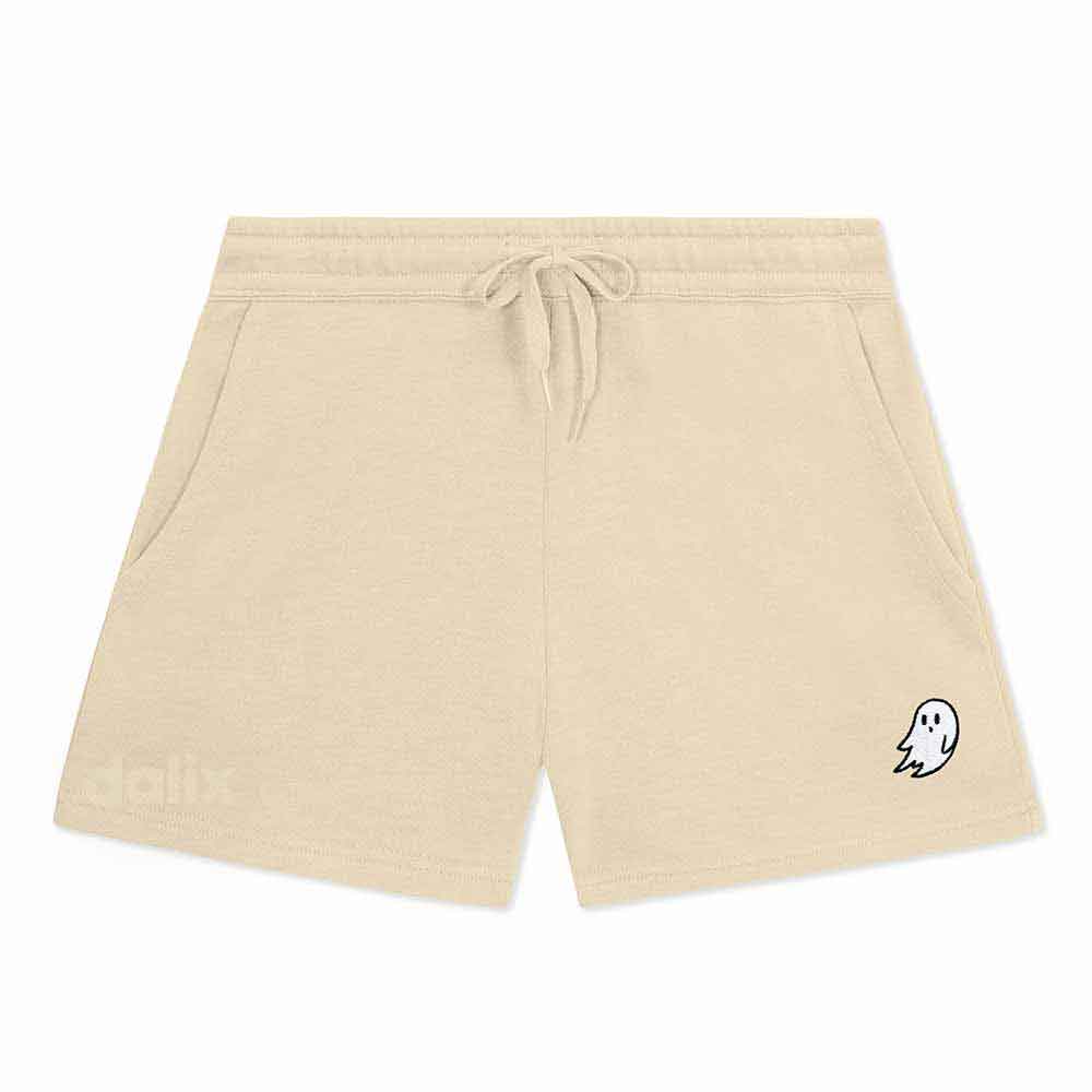 Dalix Womens Ghost Midweight Washed Fleece Shorts