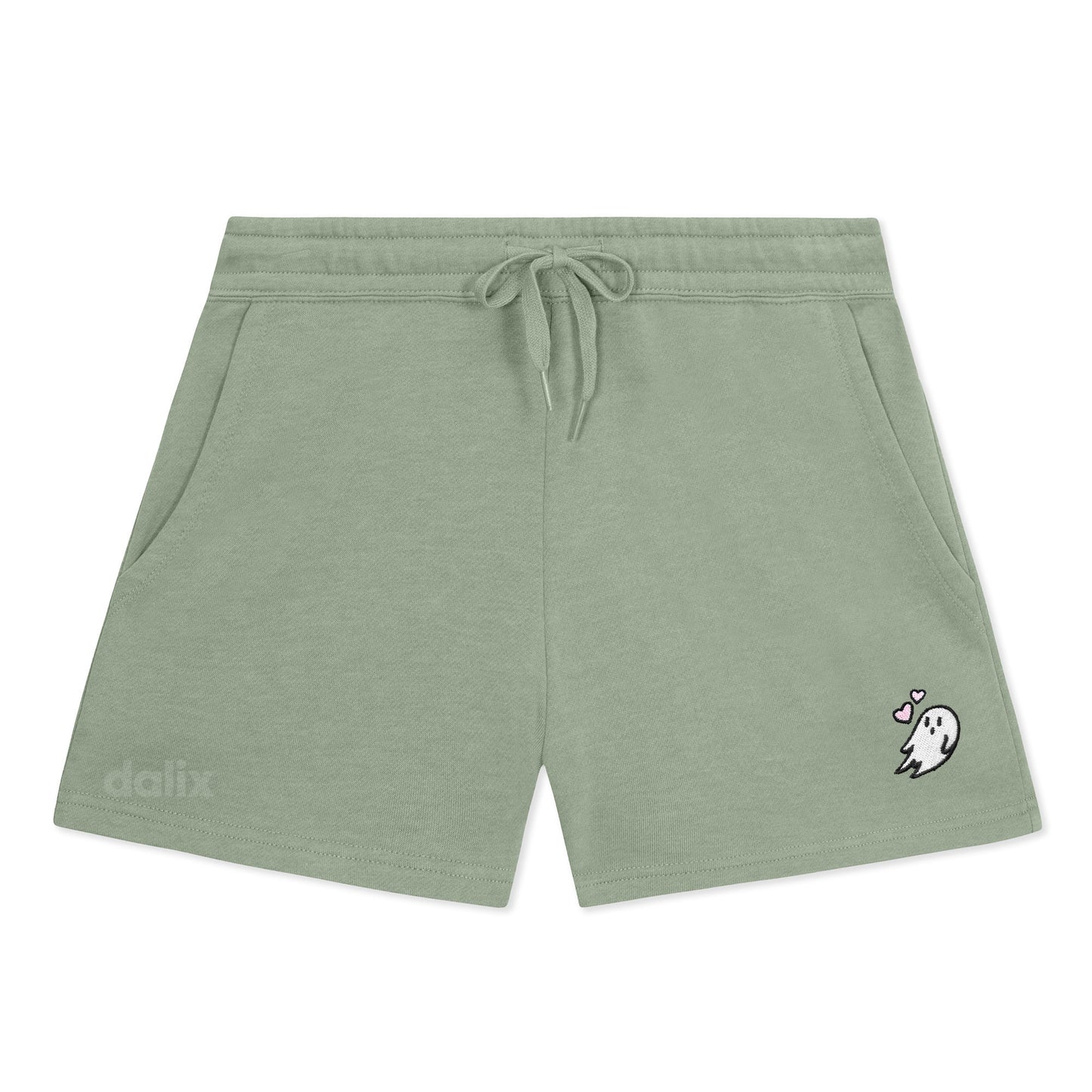 Dalix Womens Heartly Ghost Midweight Active Shorts