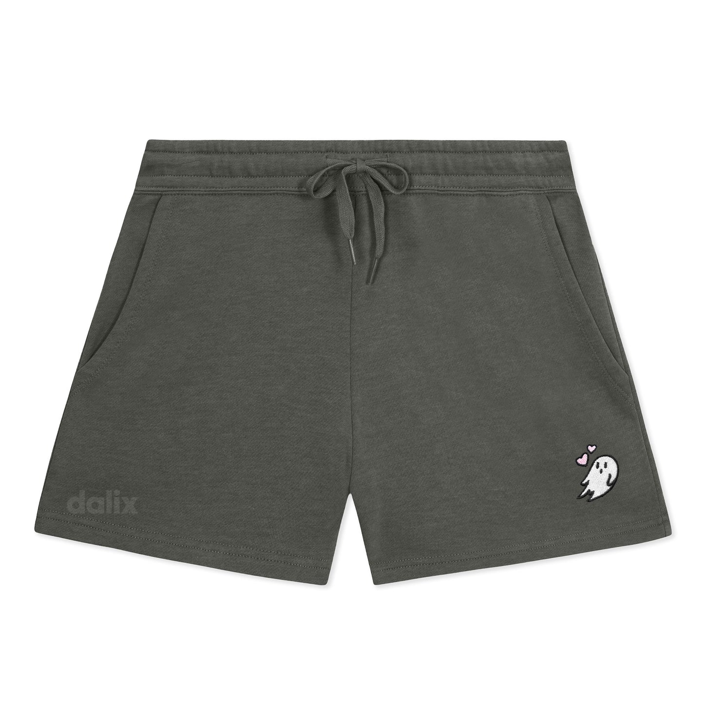 Dalix Womens Heartly Ghost Midweight Active Shorts