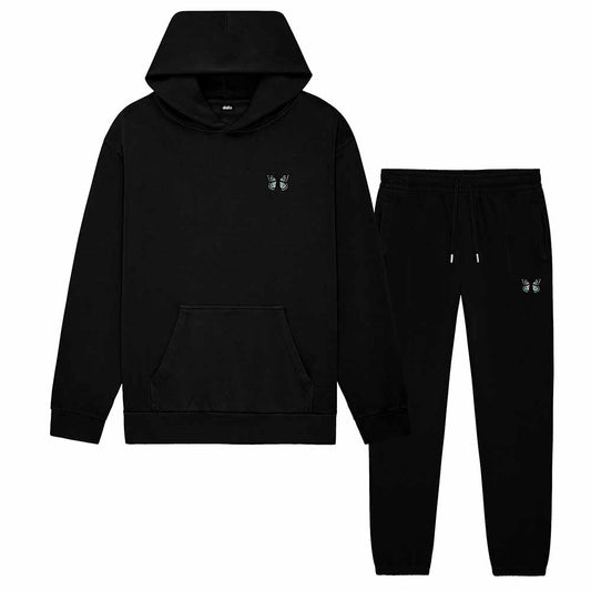 Dalix Butterfly Midweight Fleece Relaxed Sweatsuit
