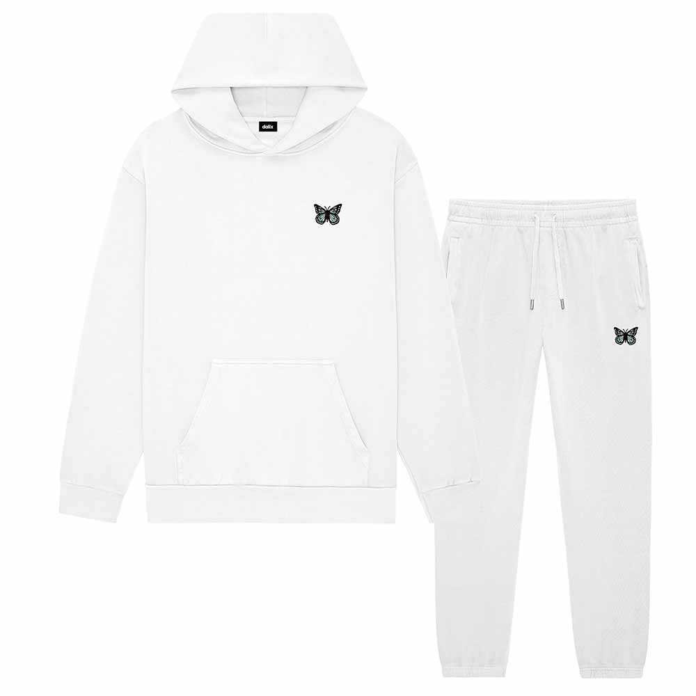 Dalix Butterfly Midweight Fleece Relaxed Sweatsuit