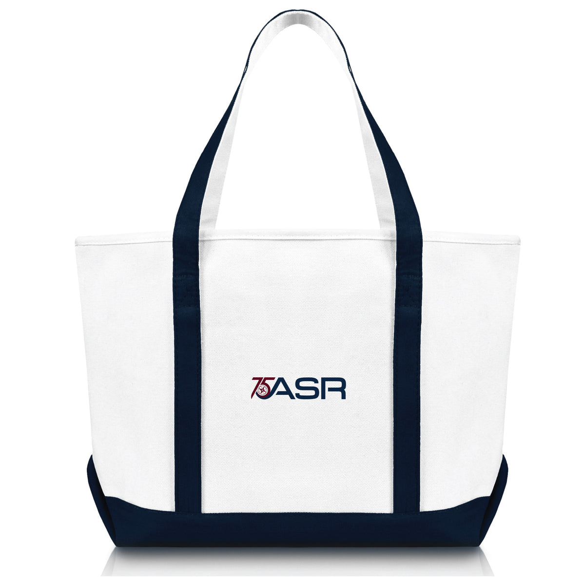 Dalix 23" American Ship Repair Co., Inc Embroidered Canvas Tote