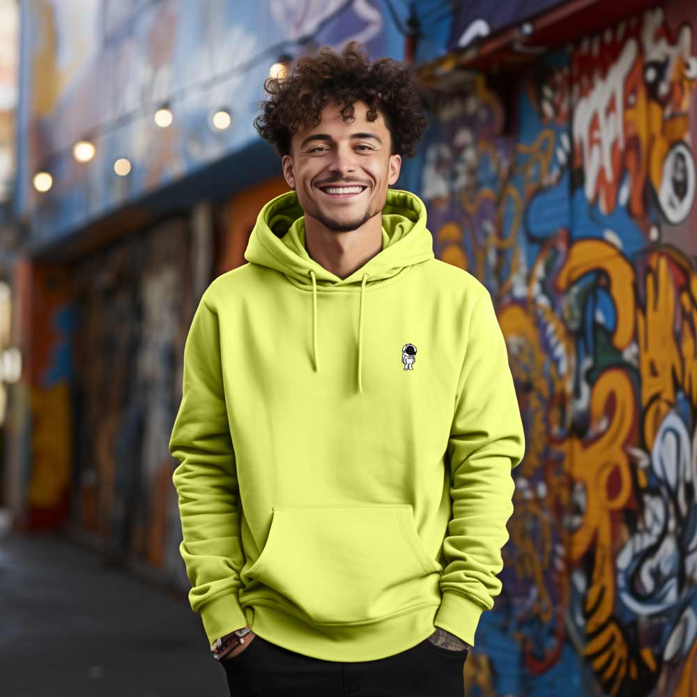 Dalix Astronaut Midweight Fleece Pullover Hoodie