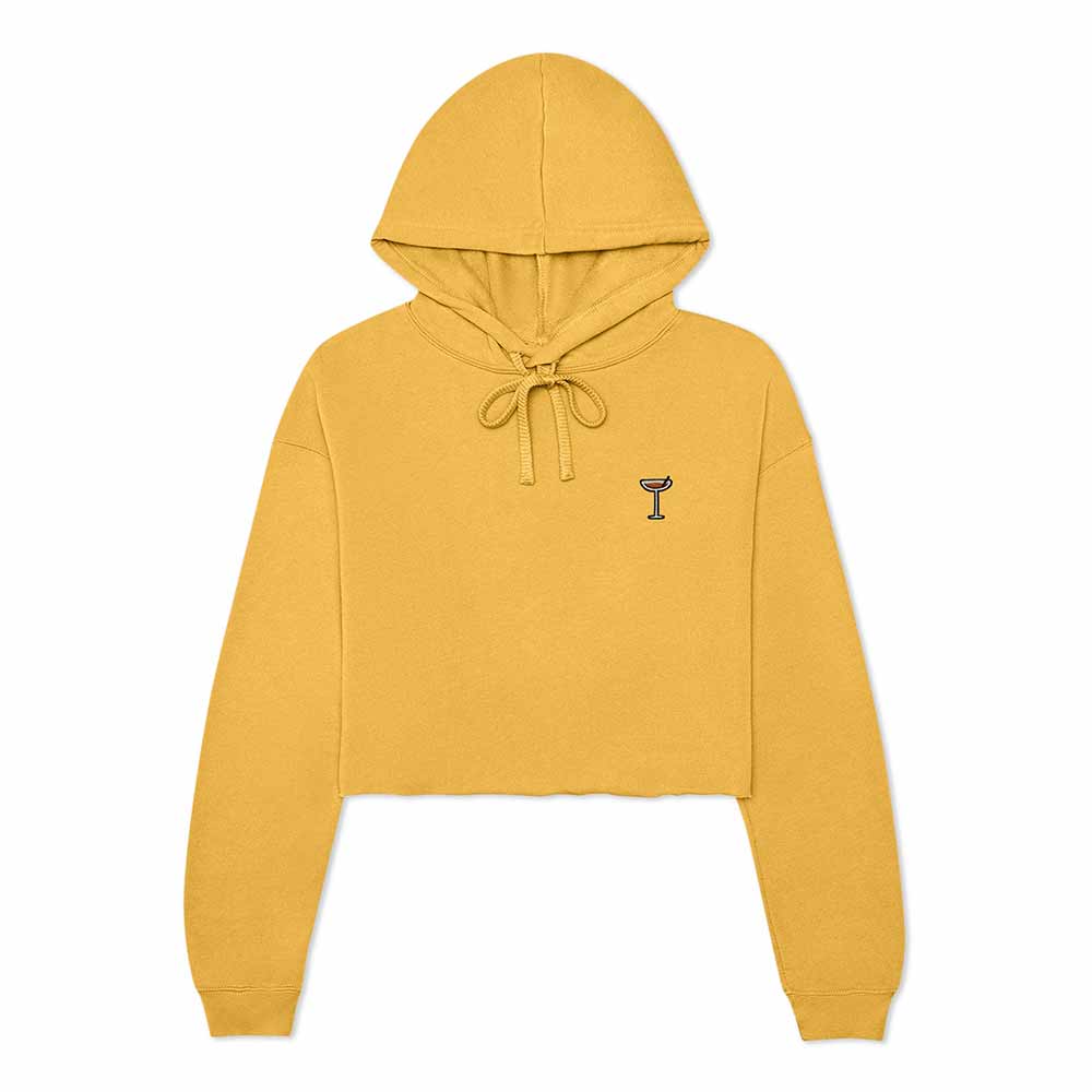 Dalix Espresso Martini Midweight Fleece Cropped Hoodie