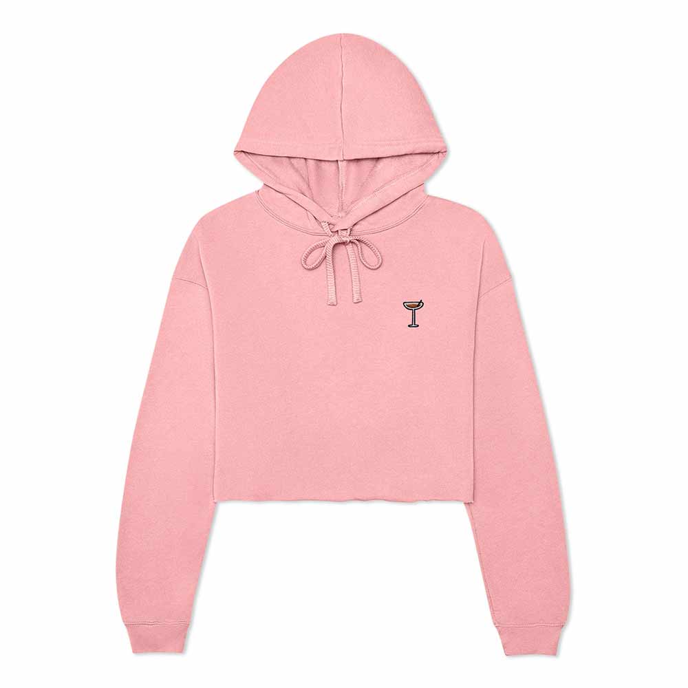 Dalix Espresso Martini Midweight Fleece Cropped Hoodie