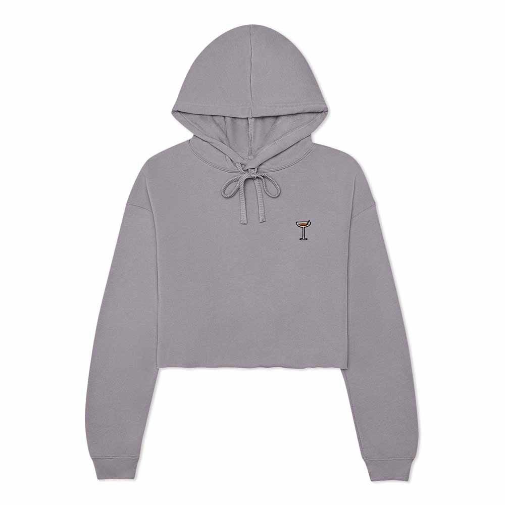 Dalix Espresso Martini Midweight Fleece Cropped Hoodie