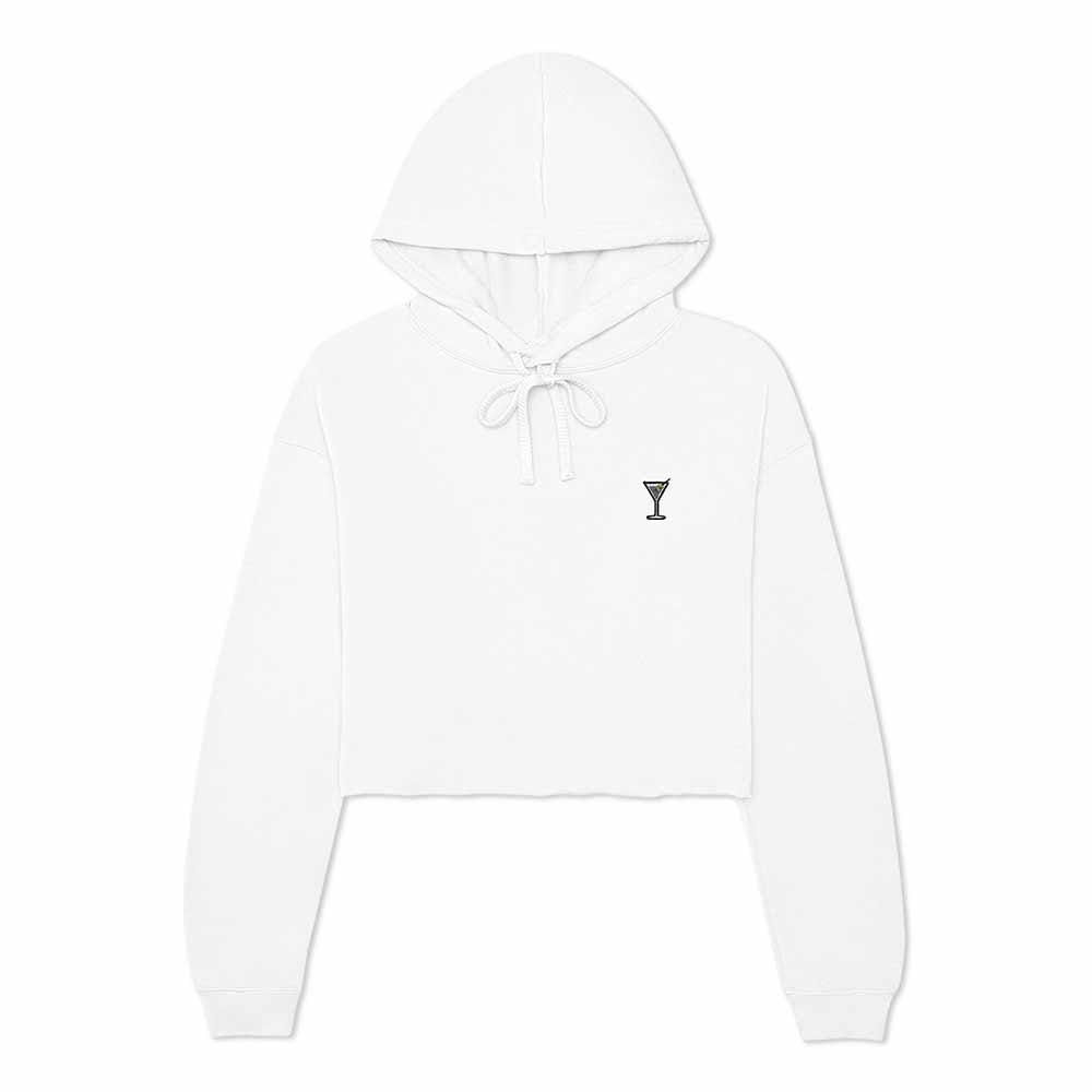 Dalix Martini Midweight Fleece Cropped Hoodie