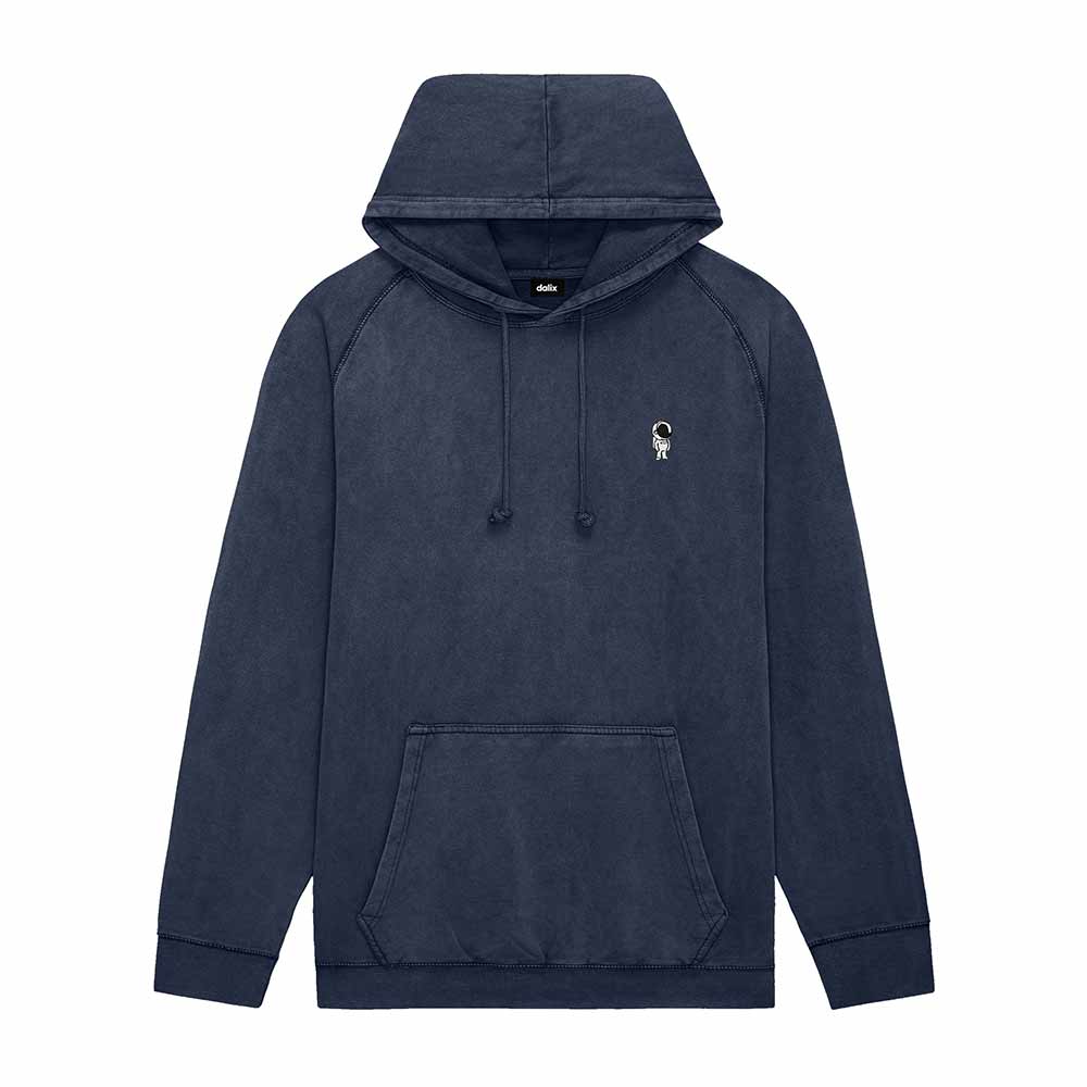 Dalix Astronaut Mineral Washed Hoodie
