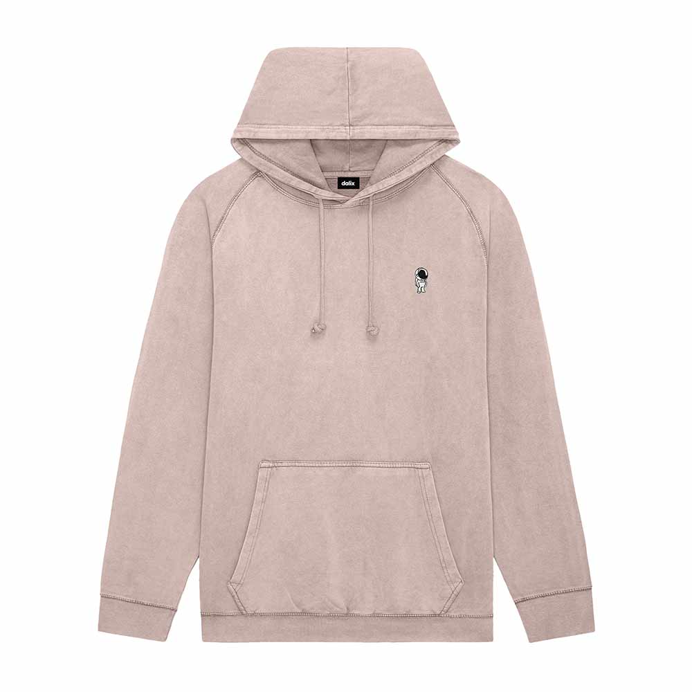 Dalix Astronaut Mineral Washed Hoodie