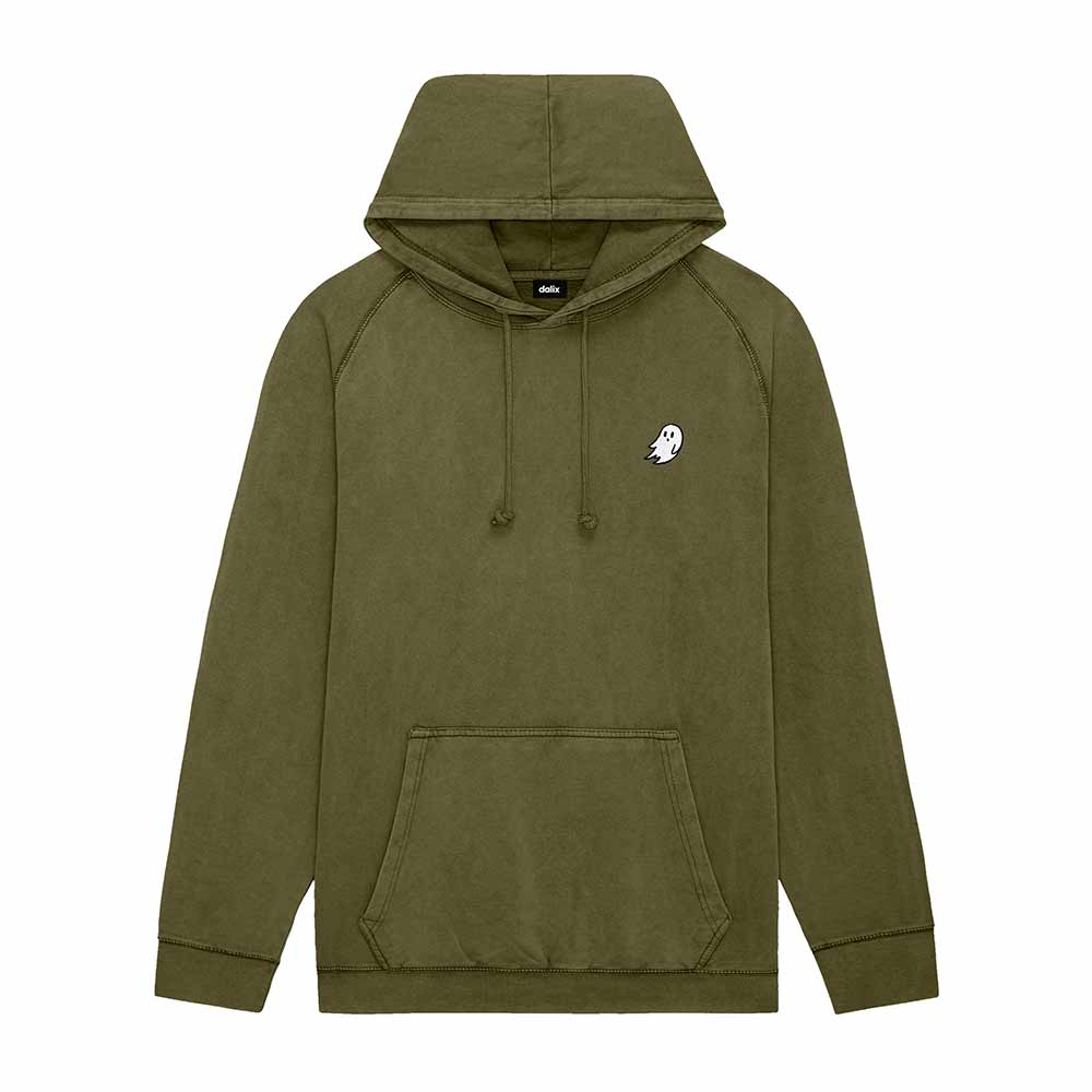Dalix Ghost Mineral Washed Hoodie