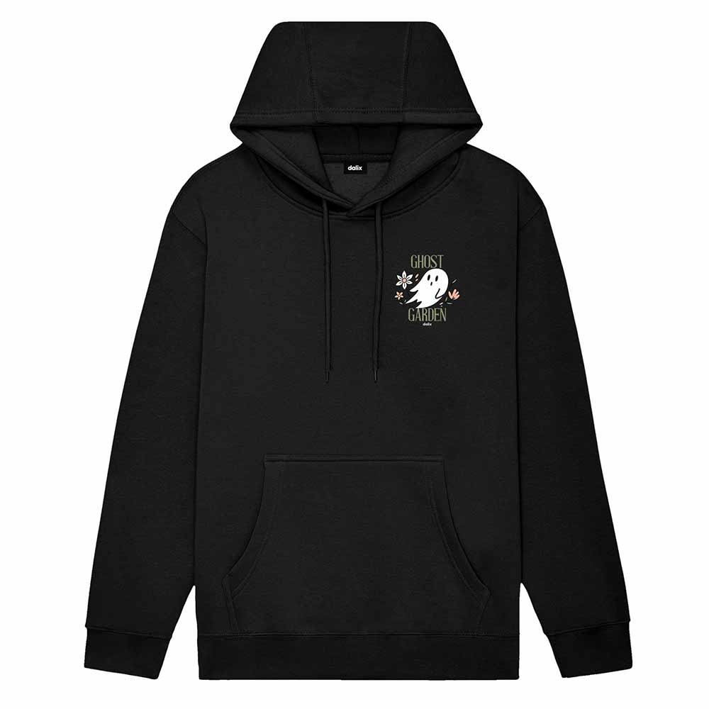 Dalix Ghost Garden Relaxed Hoodie Soft Fleece Sweatshirt Fit Lounge Womens