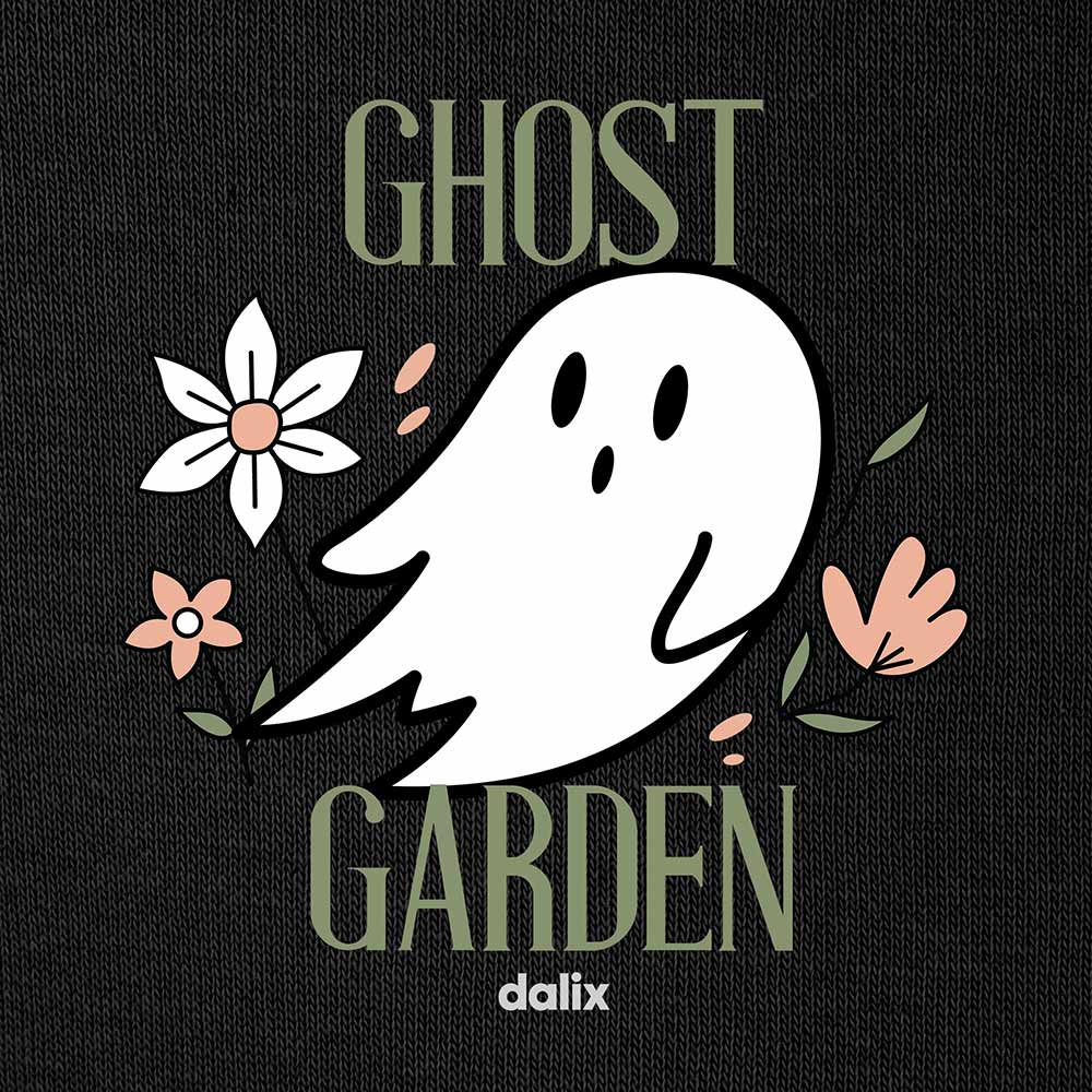 Dalix Ghost Garden Relaxed Hoodie Soft Fleece Sweatshirt Fit Lounge Womens