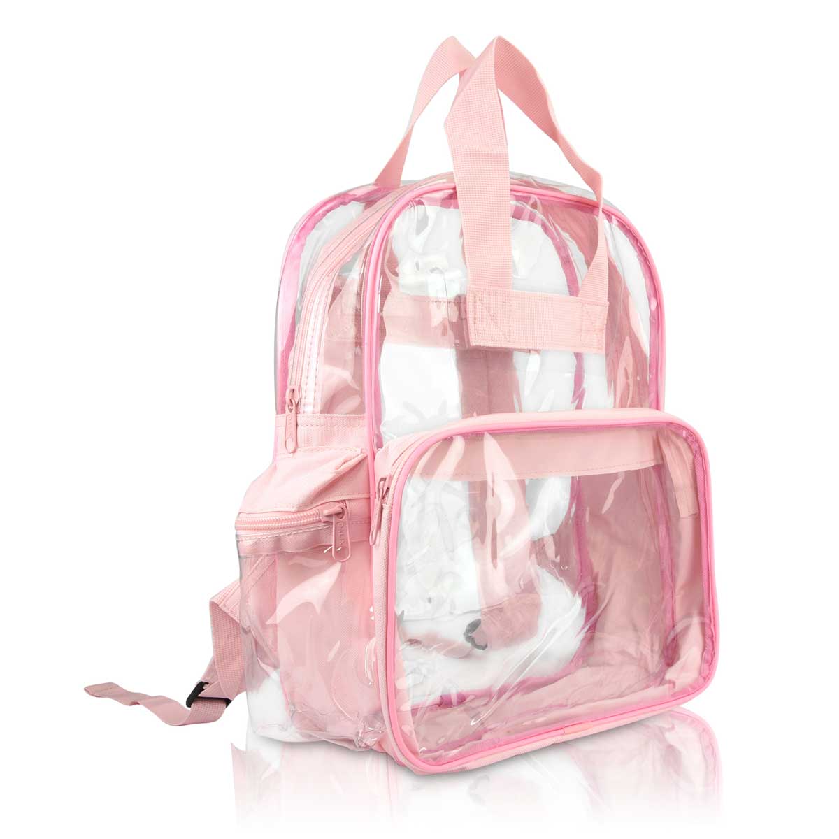 Dalix Clear Backpack Bags Smooth Plastic Transparent See Through