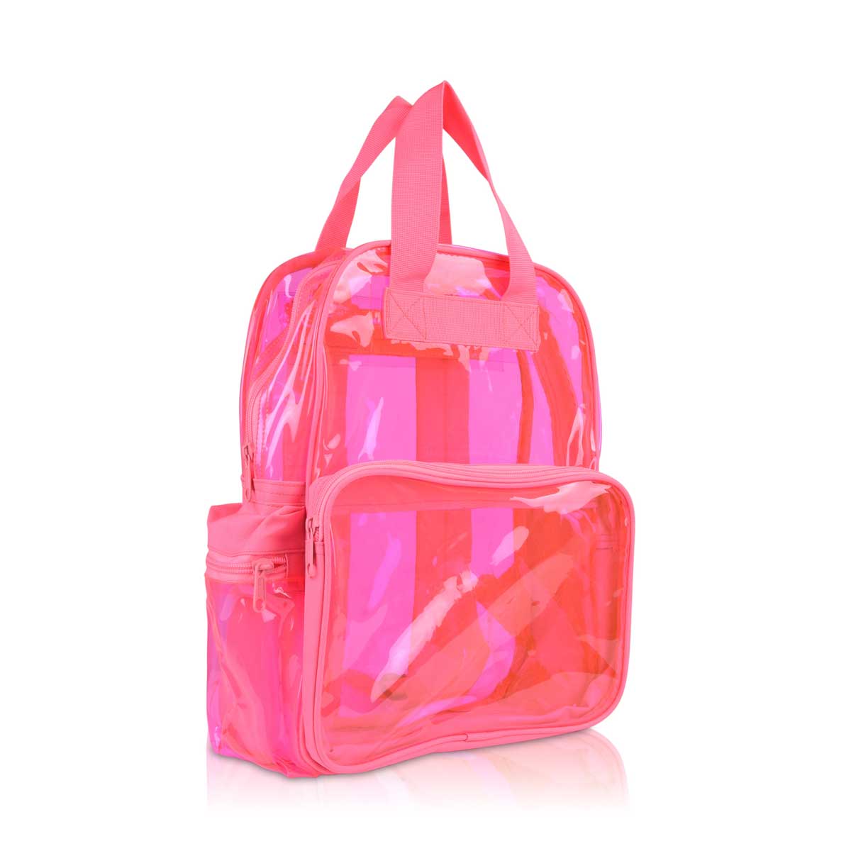 Dalix Small Neon Clear Backpacks