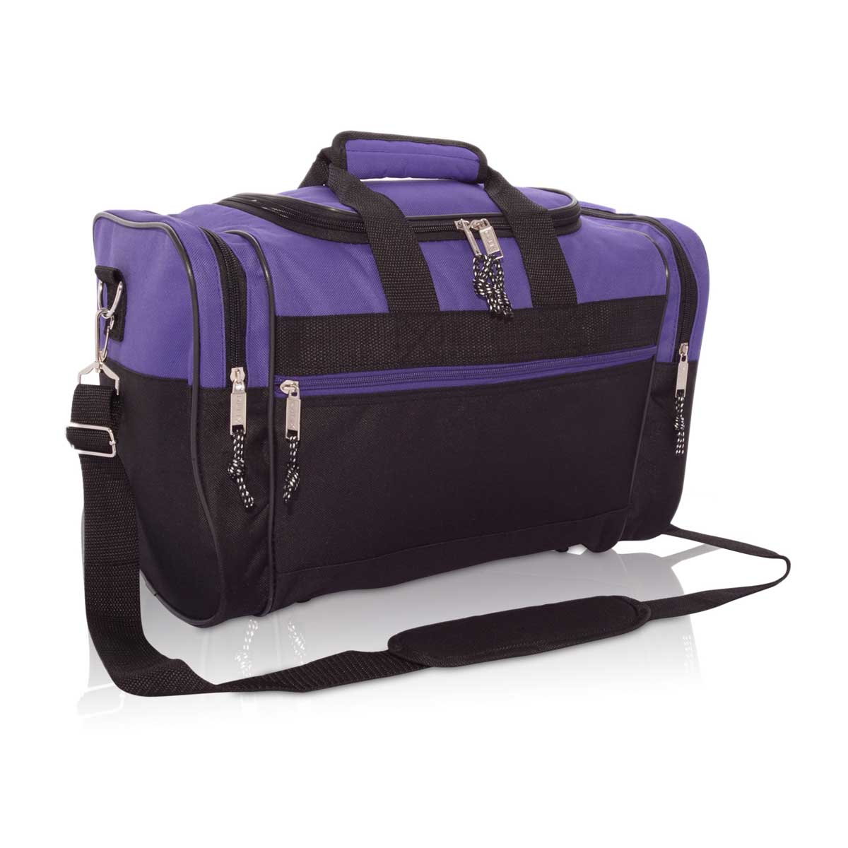 Blank Duffle Bag Duffel Bag Travel Size Sports Durable Gym Purple