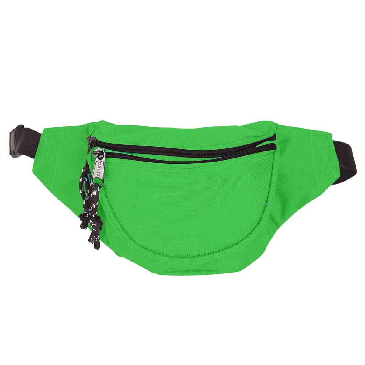 DALIX Fanny Pack w/ 3 Pockets Traveling Concealment Pouch Airport Money Bag FP-001 Fanny Packs DALIX